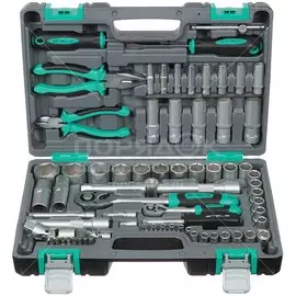 Набор слесарных инструментов Stels, 14108, сталь, кейс, 69 предметов