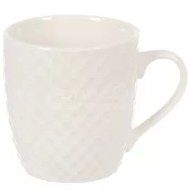 Кружка керамика, 3 шт, 220 мл, Шахматка белая, Y4-3581