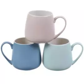 Набор кружек керамика, 450 мл, 3 шт, Сиенна, подарочная упаковка, Daniks, HMA3