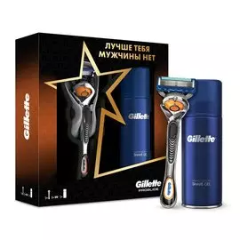 Набор подарочный набор для мужчин, Gillette, Fusion Proglide Flexball, для чувствительной кожи