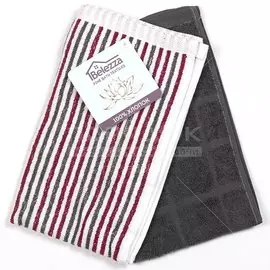 Набор полотенец кухонных, 30х50 см 2шт, Belezza Лотос Полосы 095