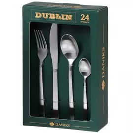 Набор столовых приборов нержавеющая сталь, 24 предмета, Daniks, Dublin