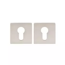 Накладка дверная цилиндровая, Apecs, Code Deco, никель, 31654