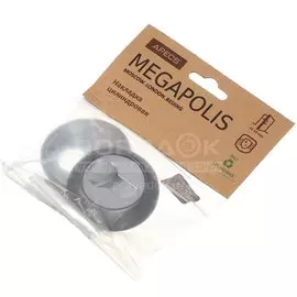 Накладка цилиндровая, Apecs, DP-C-0802-GRF Megapolis, графит, 00023340