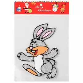 Наклейка на стекло, 19х24 см, Кролик, SYBXTA-292251