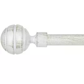 Наконечник карнизный Омега, диаметр 25 мм, белое золото, в тубе, СН-25-235-33