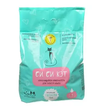 Наполнитель для лотка комкующийся, 5.3 л, CC-CAT