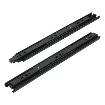 Направляющая шариковая 14", 350х35х0.8 мм, 2 шт, черная, StahlBuro, 16321