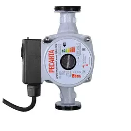 Насос циркуляционный, Ресанта, 1 '', 90 Вт, максимальный напор 6 м, 3 м/ч, ЦРН-25/6