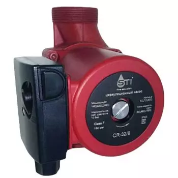 Насос циркуляционный, STI, 1" '', 233 Вт, максимальный напор 8 м, 2.3 м/ч, CR 32/8-180
