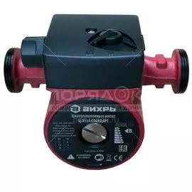 Насос циркуляционный, Вихрь, 1 '', 72 Вт, максимальный напор 4 м, 3 м/ч, Стандарт Ц-25/4