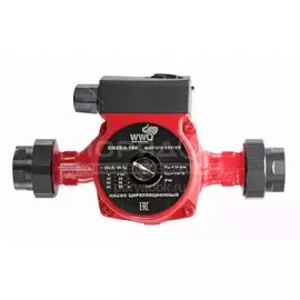 Насос циркуляционный, WWQ, 1 '', 0.9 м, 80 Вт, максимальный напор 4 м, 3.3 м³/ч, с кабелем, CN25/4-180