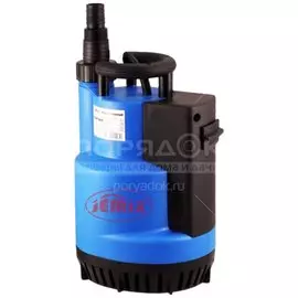 Насос дренажный, Jemix, 400 Вт, глубина погружения 3 м, максимальный напор 6.5 м, 7 м/ч, Д-КОМБИ-116-6,5