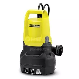 Насос дренажный, Karcher, 10 м, 750 Вт, глубина погружения 7 м, максимальный напор 8 м, 15 м³/ч, SP 7 Dirt 1.645-504.0