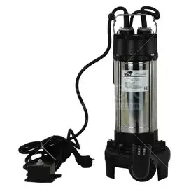 Насос фекальный, WWQ, 1500 Вт, глубина погружения 5 м, максимальный напор 15 м, 17 м3/час, NB-1500N