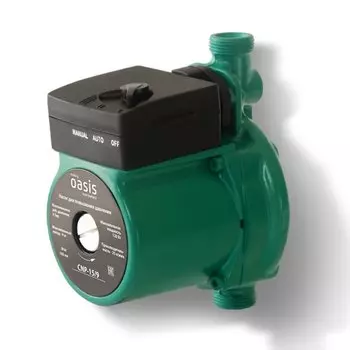 Насос повышающий давление, Oasis, 120 Вт, максимальный напор 9 м, 1.8 м/ч, 15/9