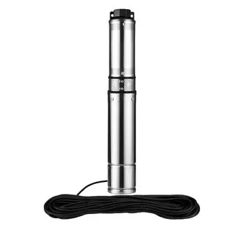 Насос скважинный, Jemix, 20 м, 370 Вт, максимальный напор 25 м, 2 м/ч, СН 4-2-25