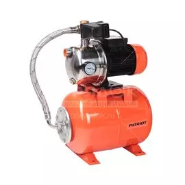 Насосная станция Patriot, 1.2 м, 1200 Вт, глубина погружения 7 м, максимальный напор 40 м, 3.8 м/ч, PW1200-24 INOX