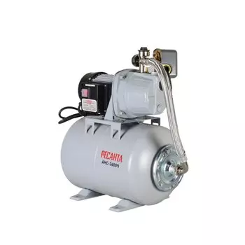 Насосная станция Ресанта, 800 Вт, глубина погружения 9 м, максимальный напор 40 м, 3.6 м/ч, АНС-3600Ч