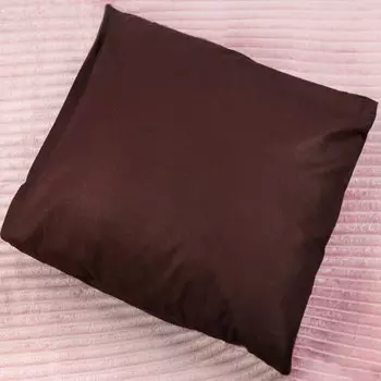 Наволочка 2 шт, Silvano, Марципан, поплин, 100% хлопок, 70 х 70 см, коричневая, 19131470-70