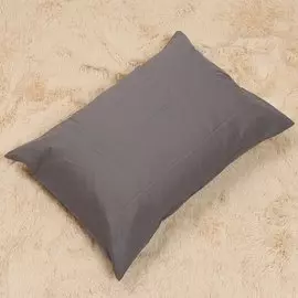 Наволочка 2 шт, Silvano, Марципан, поплин, 100% хлопок, 70 х 70 см, серая, 100007