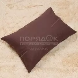 Наволочка 2 шт, Silvano, Марципан, поплин, 70 х 70 см, шоколадная, 100008