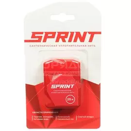 Нить сантехническая 25 м, Sprint, блистер, 61010