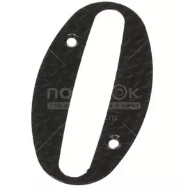 Цифра на дверь 0, НОЭЗ, 0-110-S, черная, 171100