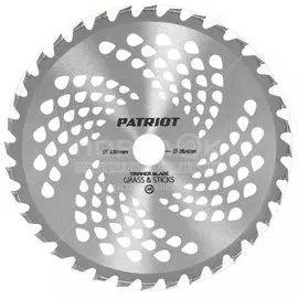 Нож для триммера 36 зубьев, 230 мм, 25.4 мм, Patriot, TBS40 Promo, с твердыми напайками
