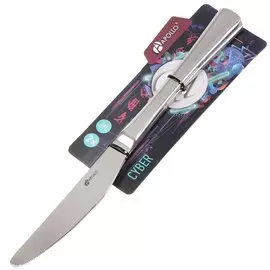 Нож нержавеющая сталь, 2 предмета, столовый, Apollo, Сyber, CYB-32