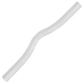 Обводное колено полипропилен, d25 мм, белое, РосТурПласт