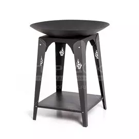 Очаг для костровой чаши, 70х70х82 см, 3 мм, Sfera 1, OS 1