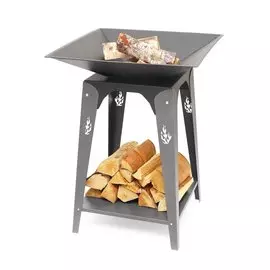 Очаг для костровой чаши, сталь, 65х65х86 см, 3 мм, Gratar, Олимп 1, ОЛ 1