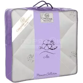 Одеяло Лен Столица Текстиля Премиум ОПЛПЛЧ-220-300, поплин, 200х220 см