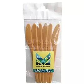 Нож одноразовый 6 шт, 168 мм, Мистерия, Green, 192302