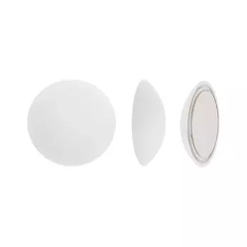 Ограничитель Аллюр, PB-01, дверной, демпфер, белый, 10 225