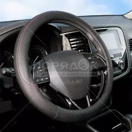 Оплетка на руль Senator, Laredo, OPLS1601, кожа, М, черная