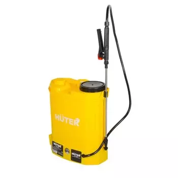 Опрыскиватель садовый работа от аккумулятора, Huter, 12 л, свинцово-кислотный, 8 А.ч, 12 В, пластик, ранцевый, телескопическая штанга, 900 мм, SP-12AC, 70/13/28