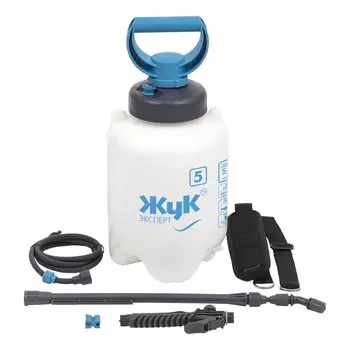 Опрыскиватель садовый Жук, 5 л, пластик, телескопическая штанга, 650-970 мм, Эксперт, ОП-280, 6315-00