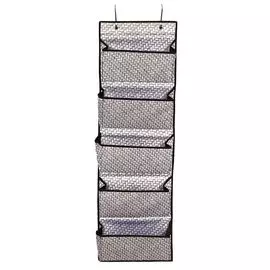 Органайзер для хранения, 5 карманов, подвесной, 33х108 см, полиэстер, Вязание, T2020-2619