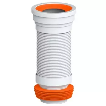 Гофра канализационная 350 мм, РМС, для унитаза армированная, полипропилен, ОУА-0,35