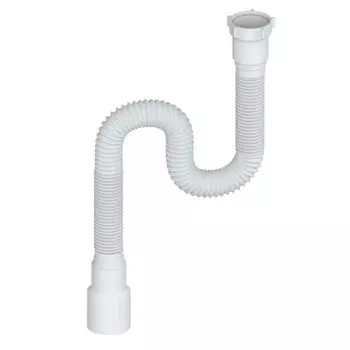 Гофра для сифона 1200 мм, с гайкой, РМС, РМС ГОГ-1,2