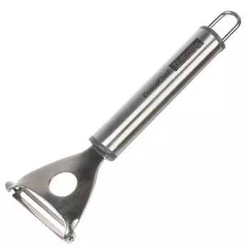 Овощечистка нержавеющая сталь, рукоятка нержавеющая сталь, с поперечным лезвием, Tescoma, GrandChef