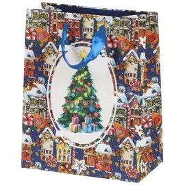 Сумочка подарочная фольга, 18х23 см, ч07138