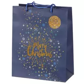 Пакет подарочный 26х12х32 см, Новогодний, Y4-4185
