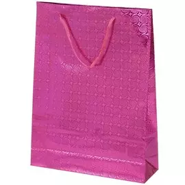 Пакет подарочный бумага, 26х8х34 см, голографический, Y6-2463