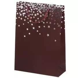 Пакет подарочный 31х12х44 см, Звезды, Y4-3368