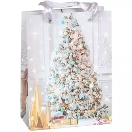 Пакет подарочный Новогодняя ель NGY114259 I.K, 18х24х8.5 см