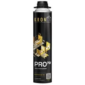Пена монтажная Kronbuild, Всесезонная PRO, профессиональная, 950 г, всесезонная, FAS70