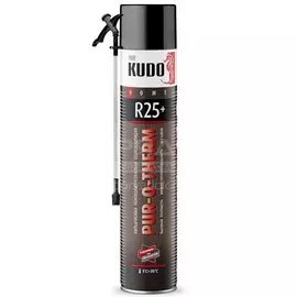 Пена-утеплитель KUDO, бытовая, 870 мл, всесезонная, KUPHTER10R25+